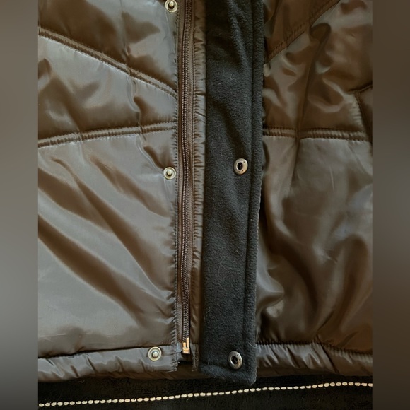 NWT. Timberland Dark Brown Puffer Coat. Sz L. - Picture 9 of 15